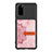 Ultra-thin Silicone Gel Soft Case Cover with Magnetic S10D for Samsung Galaxy S20 Rose Gold