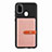 Ultra-thin Silicone Gel Soft Case Cover with Magnetic S11D for Samsung Galaxy M21 Pink