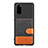 Ultra-thin Silicone Gel Soft Case Cover with Magnetic S11D for Samsung Galaxy S20 5G Black
