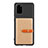 Ultra-thin Silicone Gel Soft Case Cover with Magnetic S12D for Samsung Galaxy S20 Plus 5G Khaki