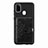 Ultra-thin Silicone Gel Soft Case Cover with Magnetic S13D for Samsung Galaxy M21 Black