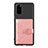 Ultra-thin Silicone Gel Soft Case Cover with Magnetic S14D for Samsung Galaxy S20 5G Pink