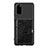 Ultra-thin Silicone Gel Soft Case Cover with Magnetic S14D for Samsung Galaxy S20 Black