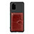 Ultra-thin Silicone Gel Soft Case Cover with Magnetic S14D for Samsung Galaxy S20 Plus 5G Brown