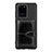 Ultra-thin Silicone Gel Soft Case Cover with Magnetic S14D for Samsung Galaxy S20 Ultra 5G Black