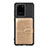 Ultra-thin Silicone Gel Soft Case Cover with Magnetic S14D for Samsung Galaxy S20 Ultra 5G Gold