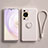 Ultra-thin Silicone Gel Soft Case Cover with Stand for Huawei P60 White