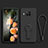 Ultra-thin Silicone Gel Soft Case Cover with Stand for Xiaomi Mi 10i 5G Black