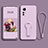 Ultra-thin Silicone Gel Soft Case Cover with Stand for Xiaomi Mi 12S 5G Clove Purple
