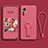 Ultra-thin Silicone Gel Soft Case Cover with Stand for Xiaomi Mi 12S 5G Rose Gold