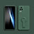 Ultra-thin Silicone Gel Soft Case Cover with Stand for Xiaomi Poco F4 5G Midnight Green