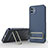 Ultra-thin Silicone Gel Soft Case Cover with Stand KC1 for Samsung Galaxy A04 4G