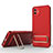 Ultra-thin Silicone Gel Soft Case Cover with Stand KC1 for Samsung Galaxy A04 4G Red