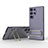 Ultra-thin Silicone Gel Soft Case Cover with Stand KC1 for Samsung Galaxy S22 Ultra 5G