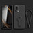 Ultra-thin Silicone Gel Soft Case Cover with Stand S01 for Xiaomi Mi 12 Lite NE 5G Black