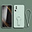 Ultra-thin Silicone Gel Soft Case Cover with Stand S01 for Xiaomi Mi 12 Lite NE 5G Matcha Green