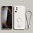 Ultra-thin Silicone Gel Soft Case Cover with Stand S01 for Xiaomi Mi 12 Lite NE 5G White