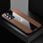 Ultra-thin Silicone Gel Soft Case Cover X01L for Oppo Reno6 Pro 5G India Brown