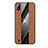 Ultra-thin Silicone Gel Soft Case Cover X02L for Samsung Galaxy A10 Brown