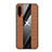 Ultra-thin Silicone Gel Soft Case Cover X02L for Samsung Galaxy A90 5G Brown