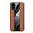 Ultra-thin Silicone Gel Soft Case Cover X02L for Samsung Galaxy M51 Brown