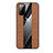 Ultra-thin Silicone Gel Soft Case Cover X02L for Samsung Galaxy S20 5G Brown