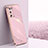 Ultra-thin Silicone Gel Soft Case Cover XL1 for Oppo A56 5G Pink