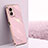 Ultra-thin Silicone Gel Soft Case Cover XL1 for Oppo A56S 5G Pink