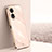 Ultra-thin Silicone Gel Soft Case Cover XL1 for Oppo A58 5G Gold