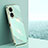 Ultra-thin Silicone Gel Soft Case Cover XL1 for Oppo A58 5G Green