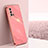 Ultra-thin Silicone Gel Soft Case Cover XL1 for Oppo A95 4G Hot Pink
