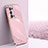 Ultra-thin Silicone Gel Soft Case Cover XL1 for Oppo Reno6 Pro 5G Pink