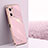 Ultra-thin Silicone Gel Soft Case Cover XL1 for Oppo Reno7 SE 5G Pink