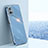 Ultra-thin Silicone Gel Soft Case Cover XL1 for Vivo T1 5G India Blue