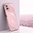 Ultra-thin Silicone Gel Soft Case Cover XL1 for Vivo T1 5G India Pink