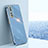 Ultra-thin Silicone Gel Soft Case Cover XL1 for Vivo T2 5G Blue