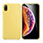 Ultra-thin Silicone Gel Soft Case S01 for Apple iPhone XR Yellow