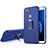 Ultra-thin Silicone Gel Soft Case with Finger Ring Stand A01 for Huawei Honor Play 7X Blue