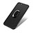 Ultra-thin Silicone Gel Soft Case with Finger Ring Stand A02 for Apple iPhone SE Black