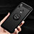 Ultra-thin Silicone Gel Soft Case with Finger Ring Stand A02 for Xiaomi Redmi Note 5 AI Dual Camera Black