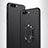 Ultra-thin Silicone Gel Soft Case with Finger Ring Stand for Huawei Honor View 10 Black