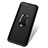 Ultra-thin Silicone Gel Soft Case with Finger Ring Stand for Xiaomi Mi 6 Black