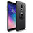 Ultra-thin Silicone Gel Soft Case with Magnetic Finger Ring Stand A03 for Samsung Galaxy A6 Plus Black
