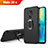 Ultra-thin Silicone Gel Soft Case with Magnetic Finger Ring Stand for Huawei Mate 20 X 5G Black