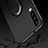 Ultra-thin Silicone Gel Soft Case with Magnetic Finger Ring Stand for Huawei P30 Black