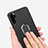 Ultra-thin Silicone Gel Soft Case with Magnetic Finger Ring Stand for Huawei P30 Pro New Edition Black