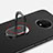 Ultra-thin Silicone Gel Soft Case with Magnetic Finger Ring Stand for OnePlus 7T Black