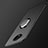 Ultra-thin Silicone Gel Soft Case with Magnetic Finger Ring Stand for OnePlus 7T Black