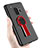 Ultra-thin Silicone Gel Soft Case with Magnetic Finger Ring Stand for Samsung Galaxy S9 Black