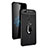 Ultra-thin Silicone Gel Soft Case with Magnetic Finger Ring Stand for Xiaomi Mi 8 Lite Black